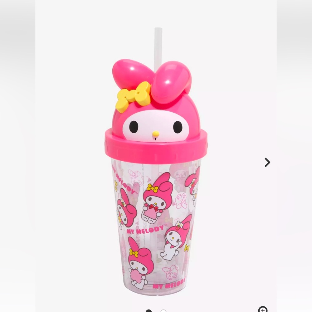 NIP My Melody Dome Acrylic Travel Cup